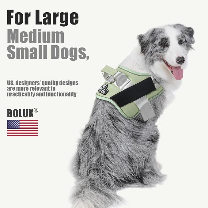 Dog Harness, No-Pull Reflective Dog Vest, Breathable Adjustable Pet Harness with Handle for Outdoor Walking - No More Pulling, Tugging or Choking - Image 5