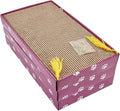 PEEKAB Cat Scratcher Cardboard Wide Scratching Board Reversible Corrugate Cat Scratch Pad with Box Catnip Included Large 3PCS by PEEKAB