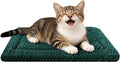 Dog Bed Mat – Soft & Comfortable Dog Kennel Pad for Crate – Durable Crate Bed & Mat for Dogs & Cats (Dark Green, XS(18"*14"*1.5")) by %E7%AB%8B%E5%8D%B3%E8%B4%AD%E4%B9%B0