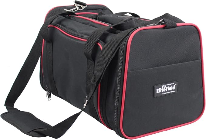 EliteField Expandable Soft Pet Carrier for Cats & Dogs (3-Year Warranty) | Airline Approved, Waterproof, Dual Expansions, Removable Fleece Bed & Cover, Built-In Leash, Top Door, Foldable - Image 2