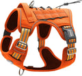 AUROTH Tactical Dog Harness for Large Dogs No Pull Adjustable Pet Harness Reflective K9 Working Training Easy Control Pet Vest Military Service Dog Harnesses Orange M | Heavy Duty with Handle, Breathable Padded, Reflective, Military K9, Easy Control fo... by AurothPets