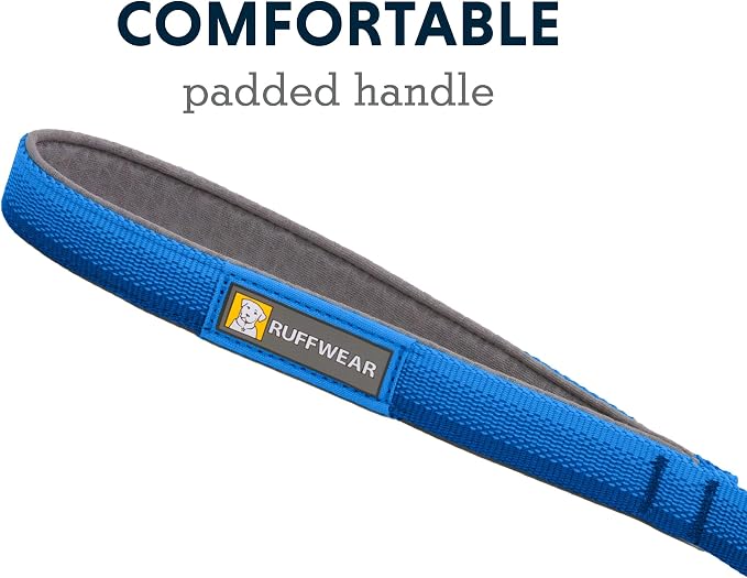 Ruffwear, Front Range Dog Leash, 5 ft Lead, Blue Pool | Light & Strong Lockable Swivel Crux Clip, Padded Handle, Durable Webbing, Traffic Handle & Accessory Loop for Everyday Walks - Image 5