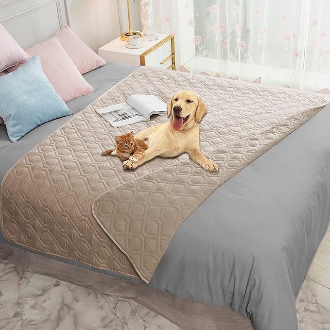 Ameritex Waterproof Blanket Reversible Dog Bed Cover Pet Blanket for Furniture Bed Couch Sofa - Image 7