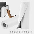 Cat Scratch Couch Furniture Protector,Trimmable Self-Adhesive Cats Claws Scratch Pads, Sisal DIY Climbing Couch Protector for Scratch Post Cat Tree Replacement Indoor(White, 78.7"x15.8") by Unknown
