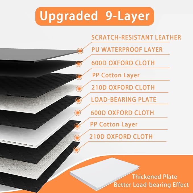 Dog Car Seat Cover Back Seats Protector, Backseat Extender Hard Bottom Rear Seat Pet Cover for Dogs, Waterproof Carseat Covers Dog Hammock Travel Accessories for Car,SUV,Truck - Image 5