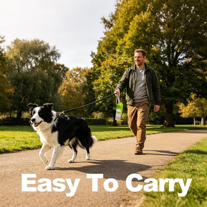 2PCS Dog Water Bottle Adapter Portable Silicone, Leakproof Foldable Pet Water Dispenser Cap with Bowl for Dog Cat Walking Hiking Travel Foldable Leaf Design, Cat Dog Attachment for Water Bottle - Image 4