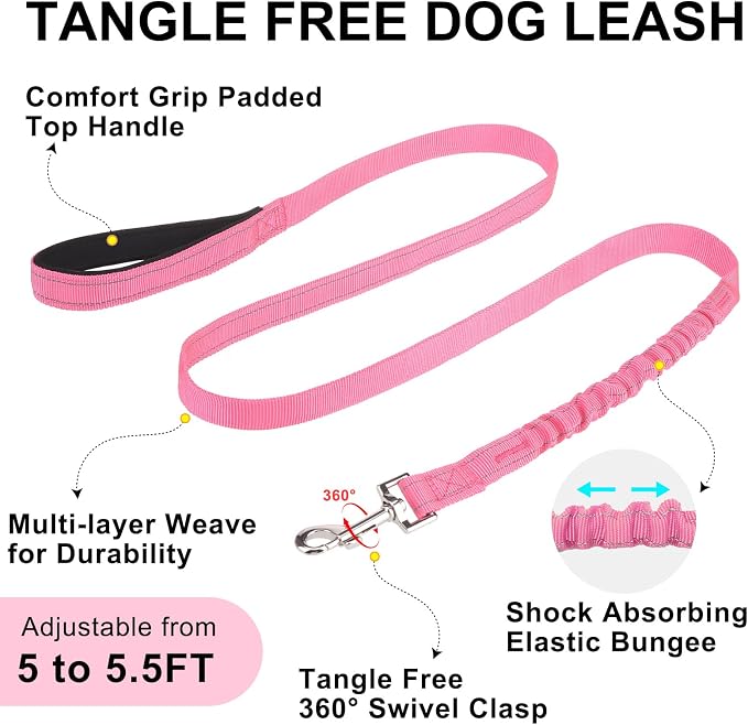 BEAUTYZOO Small Dog Harness and Leash Set, No Pull Step in Puppy Vest | Neck & Chest Adjustable, No Choke Escape Proof, Breathable with Handle, Lightweight, Easy Control for Walking, Pink S - Image 7