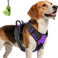 Joytale No Pull Dog Harness Medium Sized Dog, Front Clip, Purple | Grab Handle for Instant Control, Padded & Adjustable Vest, Sturdy Metal D-Rings, for Safe Training & Daily Walking by Joytale