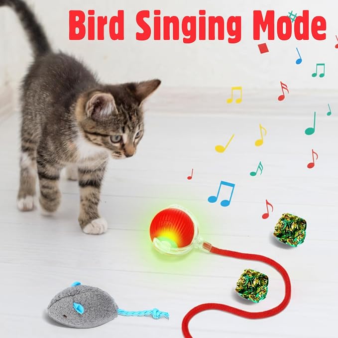 12pcs Cat Tunnel Set Large Collapsible Pet Tunnel Tube S-Shaped Maze Cats Indoor Cat Toy with Stick Pet Blanket Turntable Toy Balls Mice Fish and Noise Paper Ball Kitten Exercise Play - Image 6