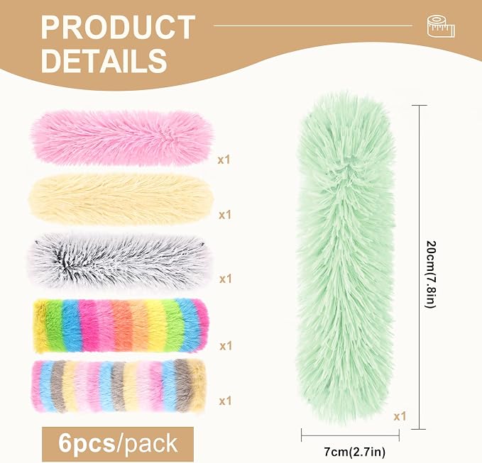 Cat Toys Pillows 6Pcs Catnip Kicker Toys for Cats Promotes Kitty Exercise - Image 5