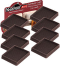 Yelanon Non Slip Furniture Pads for Hardwood Floors -8 Pcs 3” Furniture Coasters Cups, Anti Skid Furniture Grippers Rubber Feet, Floor Protectors for Furniture Bed Couch Stoppers by Yelanon