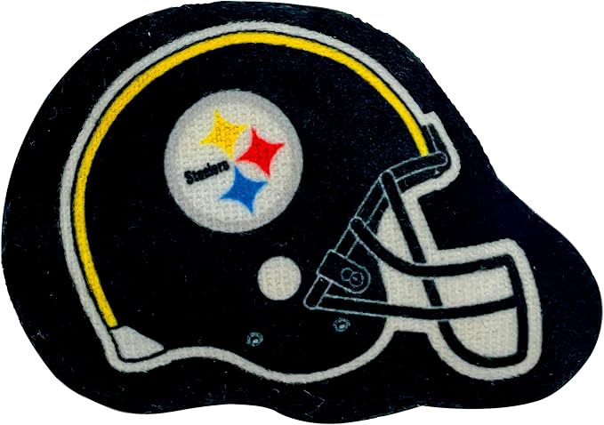 BEST PLUSH CAT TOY NFL PITTSBURGH STEELERS Complete Set of 3 piece Cat Toys filled with Fresh Catnip. Includes: 1 Helmet Cat Toy, 1 Football Cat Toy with Feathers & 1 Beer Bottle. Beautiful Team LOGOS - Image 4