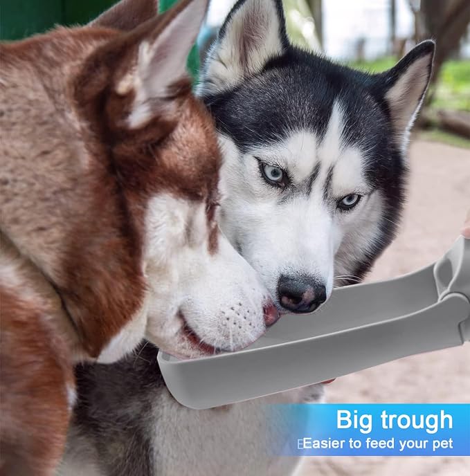 Portable Dog Small Animals Water Bottle for Walking 19 OZ or 12 OZ Pet Water Bottles for Puppy Medium Large Dogs Little Animals Water Dispenser Dog Small Animals Water Bowl - Image 6