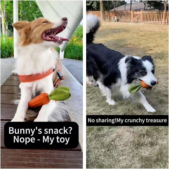 MewaJump Dog Chew Toys for Aggressive Chewers, Rubber Squeaky Dog Toys - Image 5
