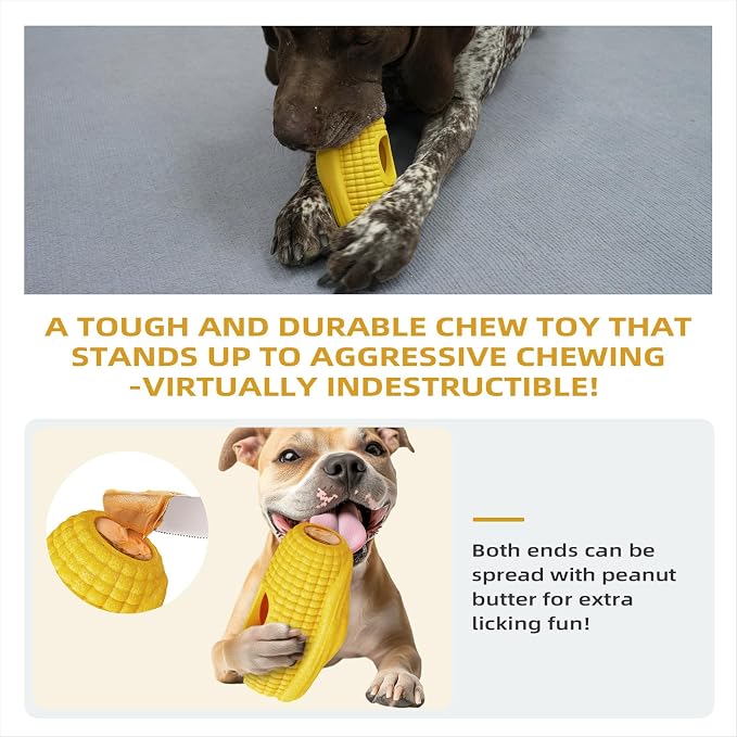 Dog Frozen Treat Toy to Keep Them Busy - Dog Chew Toy for Medium/Large Dogs | Heavy Duty Indestructible Toy for Aggressive Chewer,Interactive Fillable Lick Toy-Food Grade-Easy Clean-Reduce Anxiety-Yellow - Image 6