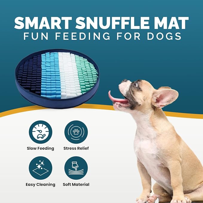 PET ARENA Adjustable Dog Snuffle Mat Interactive Feeding Toy - Multicolor | Encourages natural foraging, helps reduce boredom, slows eating, and provides mental stimulation for daily enrichment. - Image 2