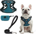 PUPTECK Dog Harness and Leash Set Medium Sized, Step in No Pull Adjustable Puppy Cat Harness Reflective Pet Vest by PUPTECK