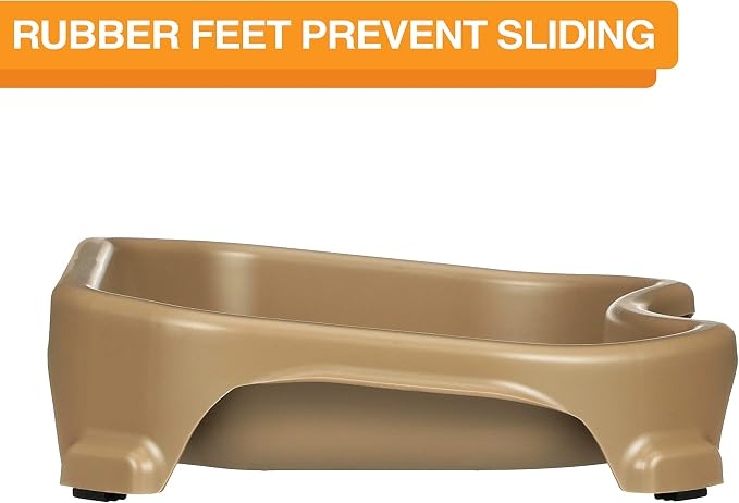 Neater Pet Brands Large Capacity Cat Bowls, Water Bowl for Cats, Reptiles, Chickens, Birds, & Small Animals, Cat Food Bowl (6 Cups), Indoor or Outdoor Water Trough & Feeder, Champagne - Image 5