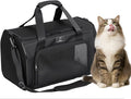 A 4 Pet Airline Approved Pet Carrier, TSA Bag, Up to 15 lbs, Washable | Soft-sided, foldable, ventilated, fleece pad, safety straps, for cats & dogs by A4PET
