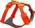 Ruffwear, Front Range Dog Harness, Reflective Soft Padded Everyday Harness with Dual Leash Clips, Adjustable and Lightweight Fit for Training or Walking for All Dogs, Blaze Orange, X-Small by RuffwearInc
