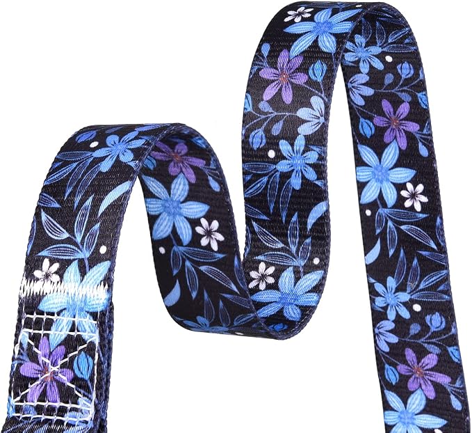 Mihqy Dog Collar for Small Dogs, Fashion Design, Floral Blue,S | Neck Fit 9.8"-15.7", Multiple Patterns，4 Sizes for Small Medium Large Dogs, Comfortable for Walks and Outdoor Hikes - Image 5