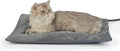 Outdoor Cat Heating Pad, 19.7" x 15.7", 40W, Grey | Water-Resistant Bottom, Adjustable Cushion Loft, Auto Temperature Control, Ideal for Adult Cats, Outdoor Cat Houses by petace