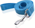 Nylon Dog Leash 4 Ft 5 Feet 6 Foot Long, Walking Training Dog Leashes for Medium Large Dogs, 1 Inch Wide (3/4" X 6 ft, Blue) by SALO