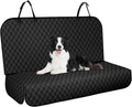 Waterproof Dog Backseat Cover for Cars, Pet Seat Protector, Carbon Black by NECKORY
