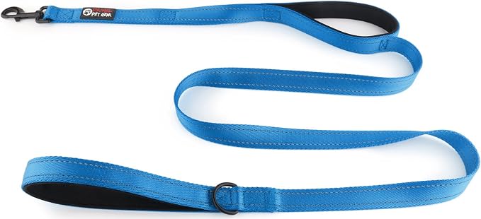 Dog Leash 6ft Long,Traffic Padded Two Handle,Heavy Duty,Reflective Double Handles Lead for Control Safety Training,Leashes for Large Dogs or Medium Dogs,Dual Handles Leads(Blue) - Image 8