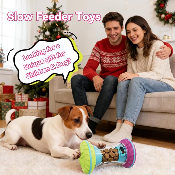 MateeyLife Interactive Dog Puzzle Toy for Small Medium Large Dogs | Adjustable Treat Dispensing Slow Feeder, Interactive Dog Toys Roller, Boredom Relief Enrichment Toys to Keep Them Busy - Image 7