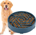TOBYTO Slow Feeder Dog Bowls Large Medium Breed,Anti-Choking Slow Eating Dog Food Bowl,Non Slip Pet Slower Food Feeding Bowls Large Puzzle Slow Feeder Bloat Stop Maze Dog Dishes,Dark Blue by TOBYTO