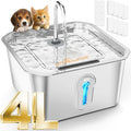 4L Large Cat Water Fountain for Multiple Cats with 8 Filters Pet Water Fountain for Cats Quiet Indoor Pets Dog Small Animal Automatic Dog Water Dispenser for Drinking Watering Supplies by UPAWPIA