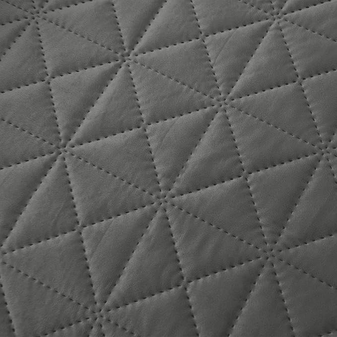 Ameritex Sofa Cover Waterproof for Seats Couch Cover for Dogs Pet Couch Cover Velvet for Chair Loveseat Sofa Machine Washable (Dark Grey, 30x60 Inch) - Image 6