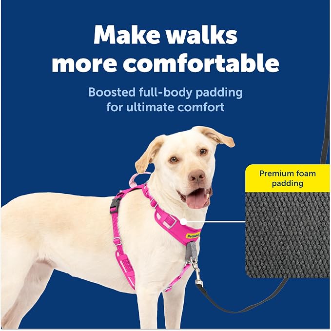 PetSafe Easy Walk Comfort No Pull Dog Harness, Pink, Large | Stops Pulling on First Use with Front Martingale Loop, Full-Body Padding, 5-Point Adjustable Fit - Image 3