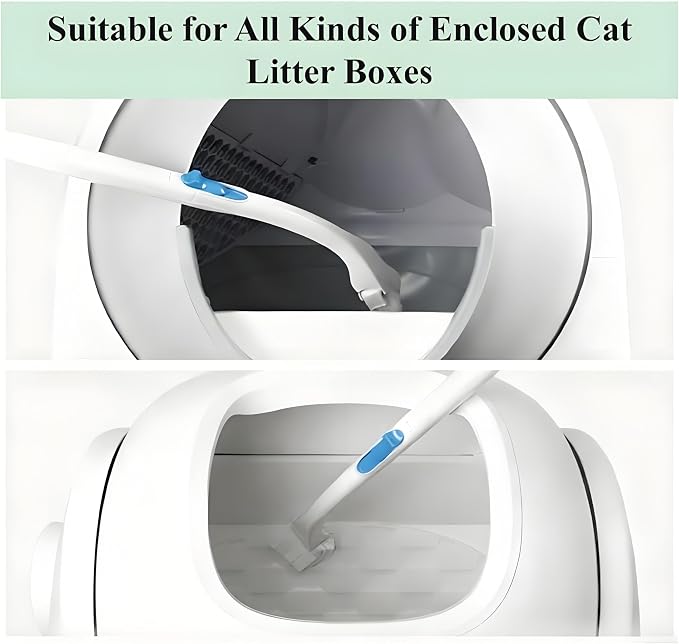 Silicone Cat Litter Pad Fits 65L Litter &9L Waste Bins Self-Cleaning Box Waterproof Anti-Stick (One Pad with Cleaning Set) - Image 5