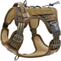 AUROTH Tactical Dog Harness for Small Medium Dogs No Pull Adjustable Pet Harness Reflective K9 Working Training Easy Control Pet Vest Military Service Dog Harnesses Desert Camo M by AurothPets