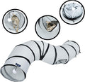 PetLike S Way Cat Tunnel Collapsible Pop-up Pet Tube Hideaway Play Toy with Ball (S-Way, Grey) by PetsLikePetLike