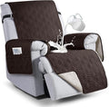 VANSOFY 100% Waterproof Recliner Chair Covers, Recliner Cover Non-Slip Dog Chair Cover Furniture Protector Washable Slipcover with Pocket, Elastic Straps for Pets, Dogs(Chocolate, 23.6") by VANSOFYFURNITURECOVERS