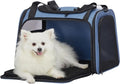 PETSFIT Dog Carrier for Small Dogs, Large, Blue | Soft-sided Pet Carrier, Safety leash included, For Pets Up to 25 Lbs by Petsfit