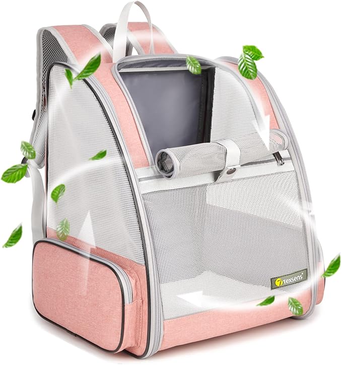 Texsens Innovative Traveler Bubble Backpack Pet Carriers for Cats and Dogs by TEXSENS