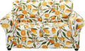 hyha Stretch Couch Cover, Sofa Covers for 2 Separate Cushion Couch Washable | Loveseat Cover, Floral Pattern, Printed, 3 Pieces, 2 Seater Furniture Protector with Elastic Bottom for Dogs, Pet Friendly by hyha
