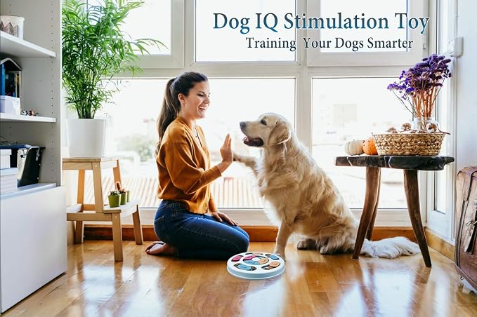 Joansan Interactive Dog Puzzle Game Toys, Dog Enrichment Toys for Puppy Mentally Stimulating Treat Dispenser Dog Treat Puzzle Feeder for Small,Medium and & Large Dogs Treat Training (Blue) - Image 5