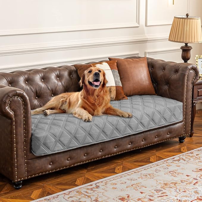 Ameritex Waterproof Dog Bed Cover Pet Blanket with Anti-Slip Back for Furniture Bed Couch Sofa by Ameritex
