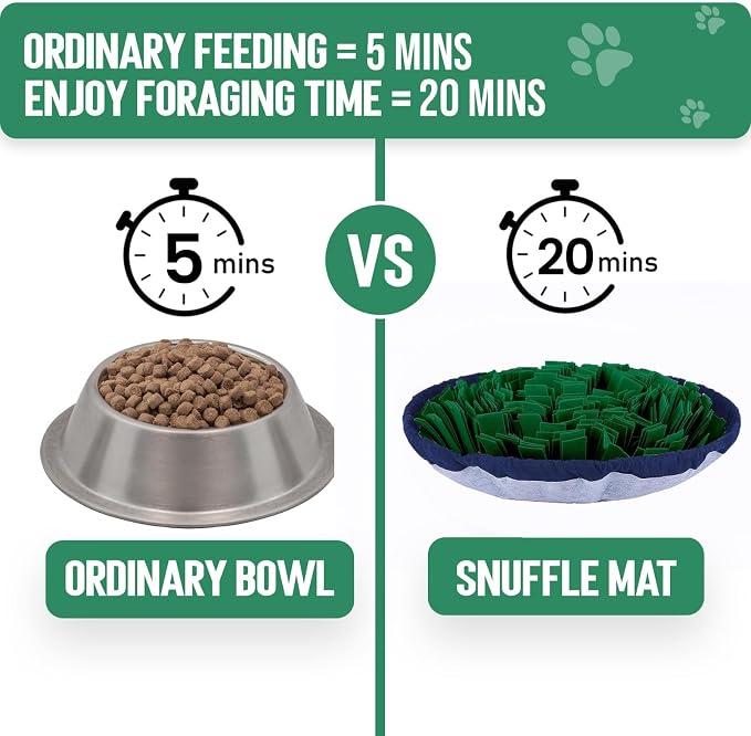 PET ARENA Adjustable Snuffle Mat for Dogs Puzzle Feeder Toy | Promotes natural hunting instincts, reduces boredom, supports mental stimulation, and provides engaging playtime for pets. - Image 7