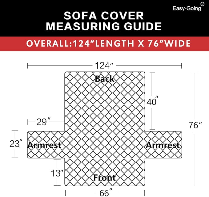 Easy-Going Reversible Couch Cover, 3 Cushion Sofa, Large, Wine/Beige | Machine Washable Slipcover For Dogs, Water Resistant Furniture Mat For Living Room, Non-Slip Sofa Cover, Pet Friendly - Image 6