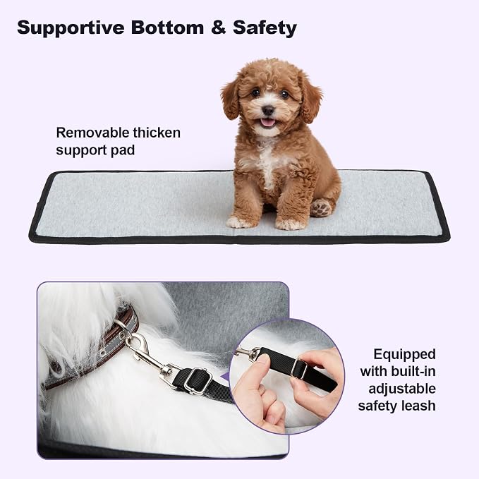 Ownpets Large Pet Carrier for Dogs Cats, 18-20lbs, Hands-Free Purse Bag | extra large, storage pockets, travel vet shopping, medium pets - Image 3