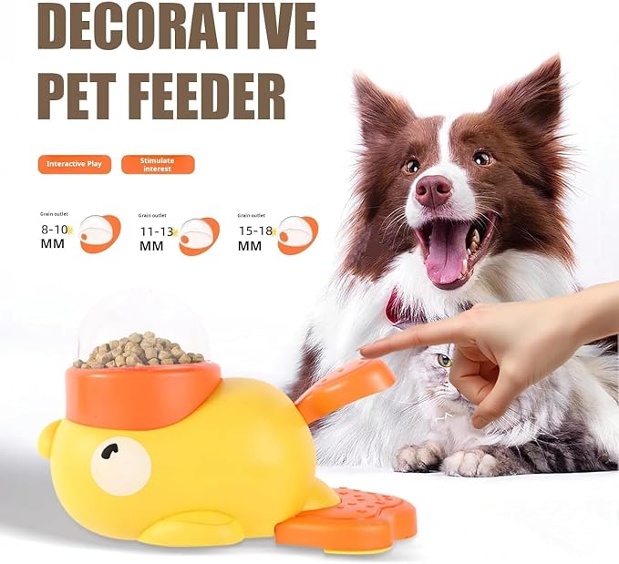 Small Dog Interactive Treat Dispenser Toy, Food Puzzle Slow Feeder | Interactive Slow Feeder Puzzle & Food Dispensing Toy, Mental Stimulation Puppy Chew Toy for Healthy Digestion & IQ Training - Image 2