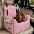ALL GOOD PET SUPPLIES Dog Car Seat for Small/Medium Dogs Under 35lbs | Soft Memory Foam Booster Car Seat with Detachable Washable Cover and Elevated Cushion, Puppy Dog Car Bed by AllGood