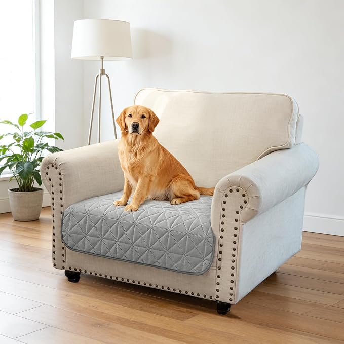 Ameritex Sofa Cover Waterproof for Seats Couch Cover for Dogs Pet Couch Cover Velvet for Chair Loveseat Sofa Machine Washable - Image 5