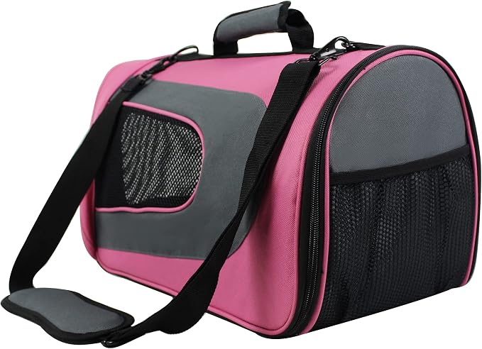 EliteField Deluxe Soft Pet Carrier for Cats and Dogs (3-Year Warranty) | Airline Approved, Waterproof, Plush Bed, Built-In Leash, Adjustable Shoulder Strap, Foldable - Image 2